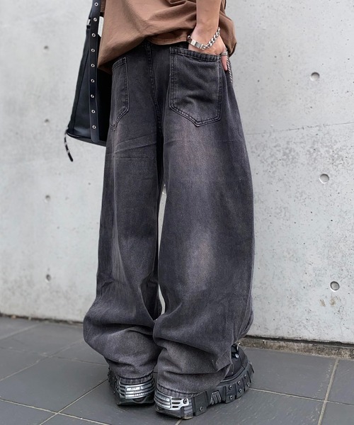 lilful ジーンズ デニム デニムパンツ 「26年春夏新作」Y2K クロス