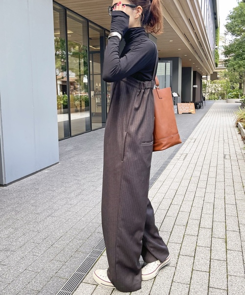 「Spick \u0026 Span」 オーバーオール 38 ネイビー レディースの画像