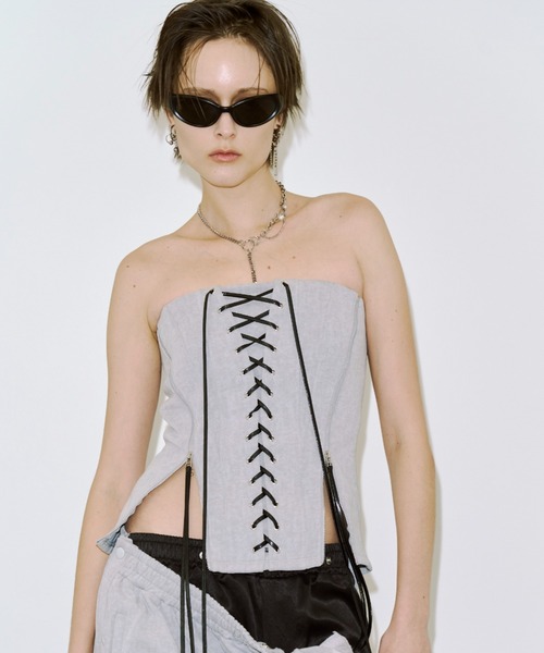 JOSE MOON（ジョゼムーン） LACEUP SWEAT BUSTIER/レースアップ