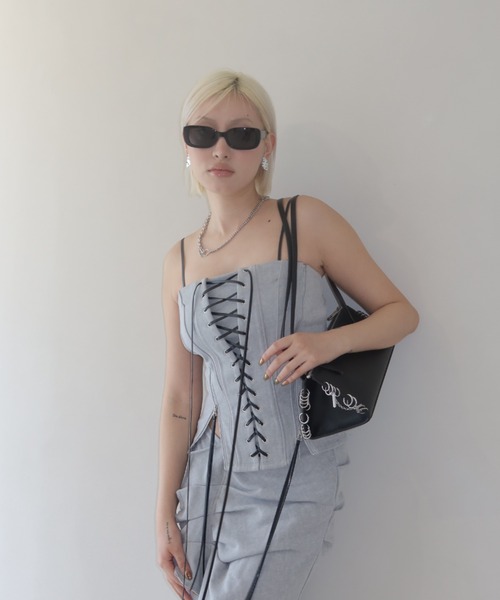 JOSE MOON（ジョゼムーン） LACEUP SWEAT BUSTIER/レースアップ