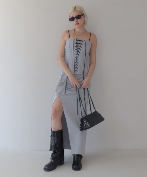 JOSE MOON（ジョゼムーン） LACEUP SWEAT BUSTIER/レースアップ
