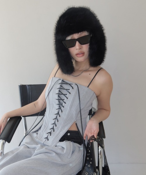 JOSE MOON（ジョゼムーン） LACEUP SWEAT BUSTIER/レースアップ