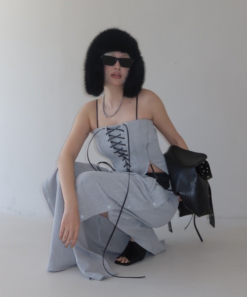 JOSE MOON（ジョゼムーン） LACEUP SWEAT BUSTIER/レースアップ