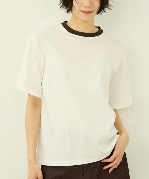 VICKY（ビッキー） tシャツ 半袖 アセジミボウシ リンガーTシャツ
