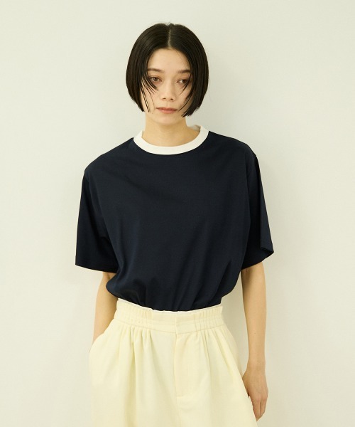 VICKY（ビッキー） tシャツ 半袖 アセジミボウシ リンガーTシャツ
