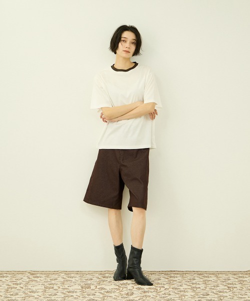 VICKY（ビッキー） tシャツ 半袖 アセジミボウシ リンガーTシャツ