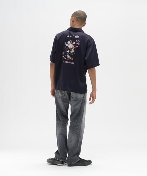 AVIREX（アヴィレックス） シャツ 半袖 SOUVENIR S/S SHIRT”DRAGON