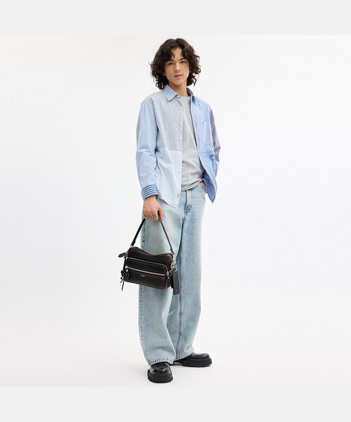 COACH レザー ボディバッグ ショルダーバック　ブラック新品・未使用✨✨ COACH（コーチ） バッグ メンズ ショルダーバッグ アウトレット レザー