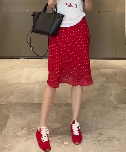 スカート レッドドット シフォンスカート : ZOZOTOWN Yahoo!店 - 通販
