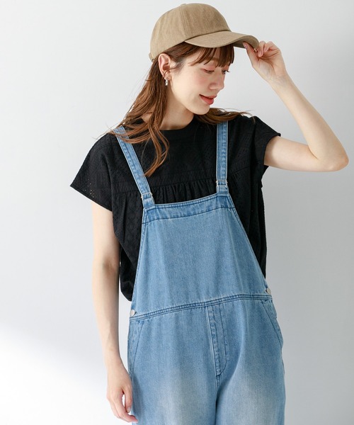 「URBAN RESEARCH Sonny Label」 半袖ブラウス FREE ブラック レディース_画像6