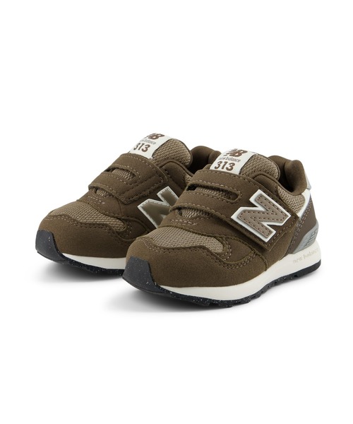 「New Balance」 「KIDS」ローカットスニーカー 14.5cm ブラウン キッズ_画像2