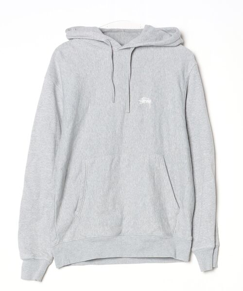 STUSSY（ステューシー） プルオーバーパーカー SMALL ヘザーグレー