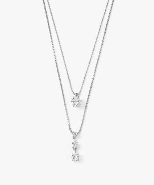 「Jewel closet by L&Co.」 ネックレス FREE ホワイトゴールド レディース_画像5