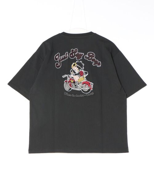 BETTY BOOP（ベティ ブープ） tシャツ BETTYバイクTEE(M1) メンズ