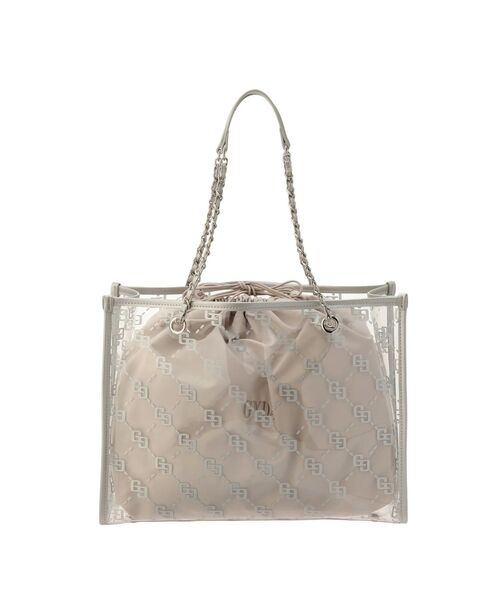 GYDA（ジェイダ） トートバッグ GG glitter print clearトートBAG