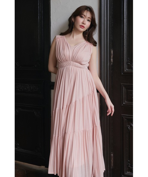 Her lip to ワンピース Phoebe Tiered Long Dress : ZOZOTOWN Yahoo!店