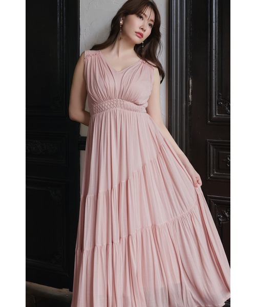 Her lip to ワンピース Phoebe Tiered Long Dress : ZOZOTOWN Yahoo!店