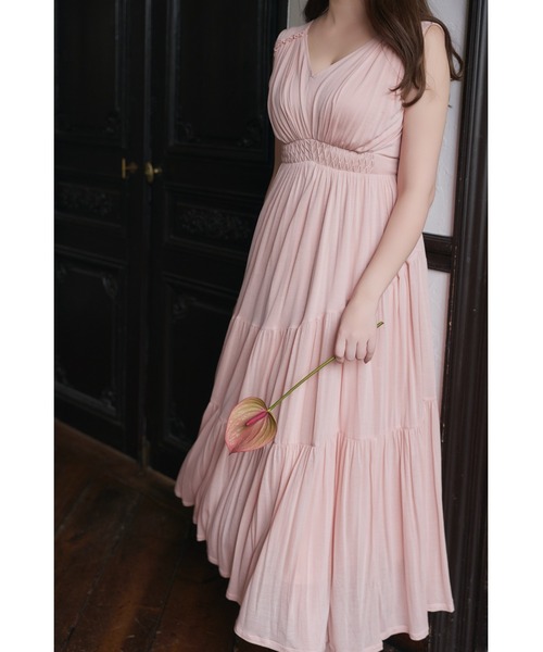 Her lip to ワンピース Phoebe Tiered Long Dress : ZOZOTOWN Yahoo!店