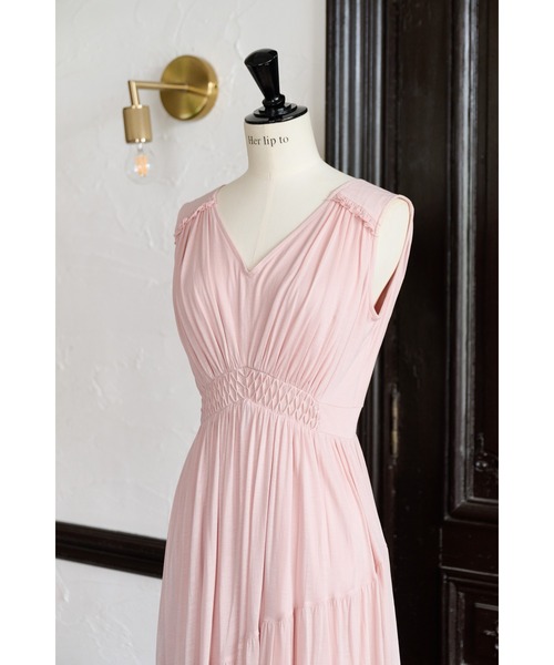 Her lip to ワンピース Phoebe Tiered Long Dress : ZOZOTOWN Yahoo!店