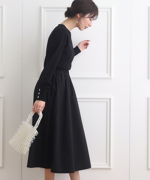「couture brooch」 ドッキングワンピース 38 ベージュ系その他2 レディース_画像4