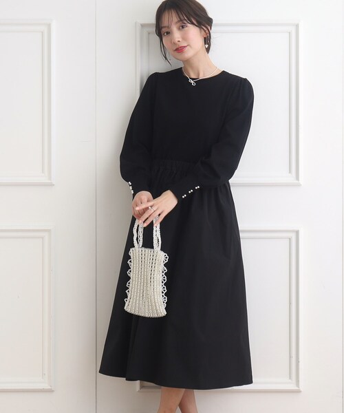 「couture brooch」 ドッキングワンピース 38 ベージュ系その他2 レディース_画像6