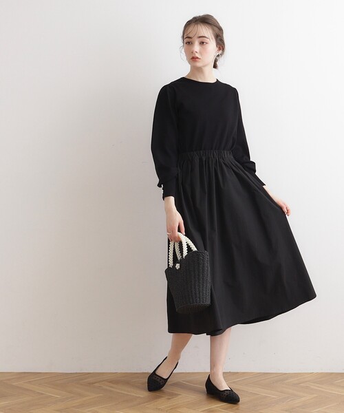 「couture brooch」 ドッキングワンピース 38 ベージュ系その他2 レディース_画像8