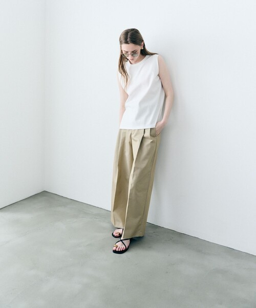 「uncrave」 チノパンツ 00 ベージュ レディース_画像4