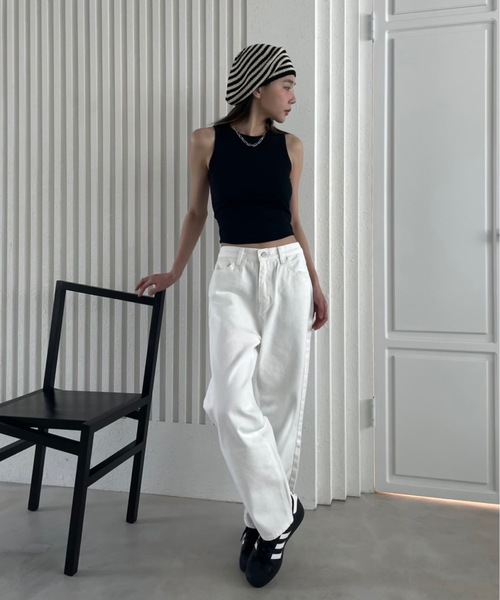 「Didot.showroom」 デニムパンツ M パープル レディース_画像3