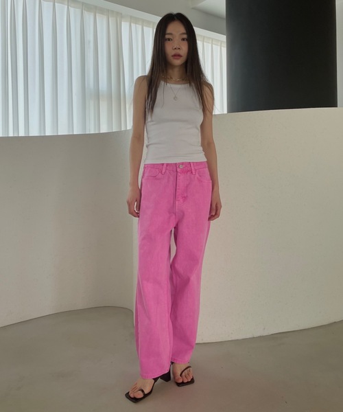 「Didot.showroom」 デニムパンツ M パープル レディース_画像4