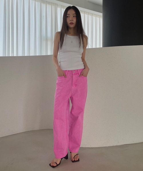 「Didot.showroom」 デニムパンツ M パープル レディース_画像5