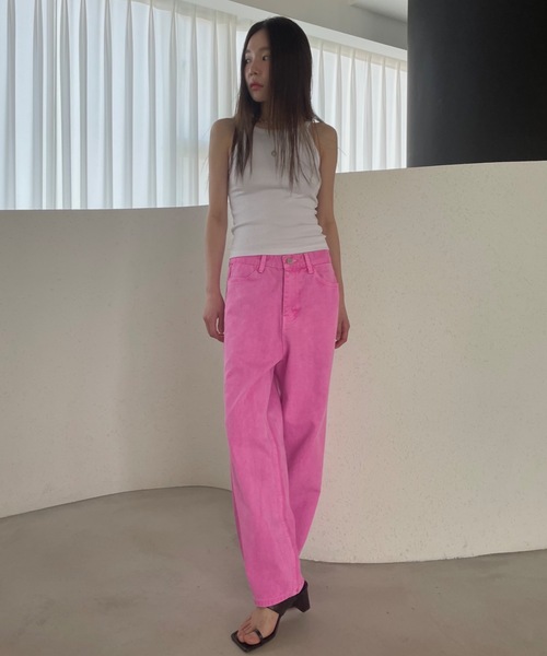 「Didot.showroom」 デニムパンツ M パープル レディース_画像6