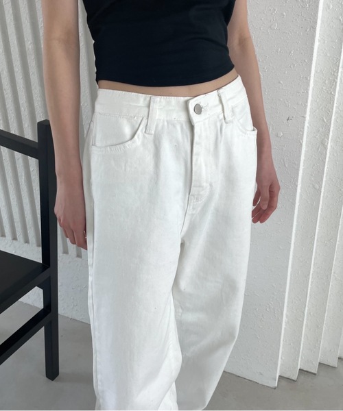 「Didot.showroom」 デニムパンツ M パープル レディース_画像8