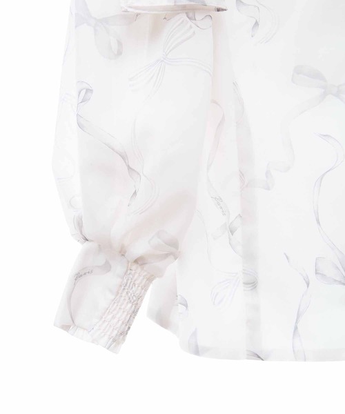 「31 Sons de mode」 7分袖ブラウス 36 チャコールグレー レディース_画像3