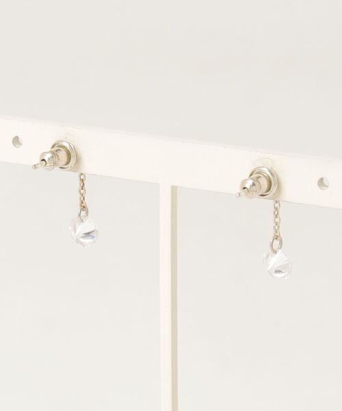 e.m. シルバーピアス 両耳用 e.mピアス シルバー925 ジルコニア 両耳用 