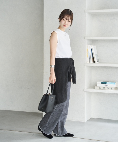 「LE TALON」 シューズ 23.5cm サックスブルー レディース_画像3