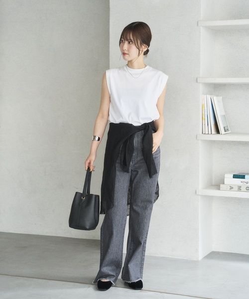 「LE TALON」 シューズ 23.5cm サックスブルー レディース_画像4
