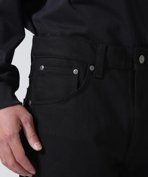 コーティングNudie Jeansブラックデニム W31 Nudie Jeans（ヌーディージーンズ） デニムパンツ 31 ブラック メンズ