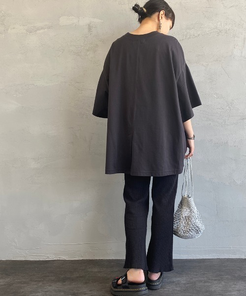 「AMERICANA」 半袖Tシャツ ONE SIZE ライトグリーン レディース_画像3