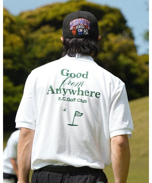 tシャツ グッドフロームエニーウェアー3Dロゴポロシャツ メンズ | #Re:room California Golf Club | 05