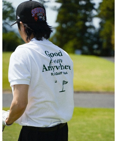 tシャツ グッドフロームエニーウェアー3Dロゴポロシャツ メンズ | #Re:room California Golf Club | 08