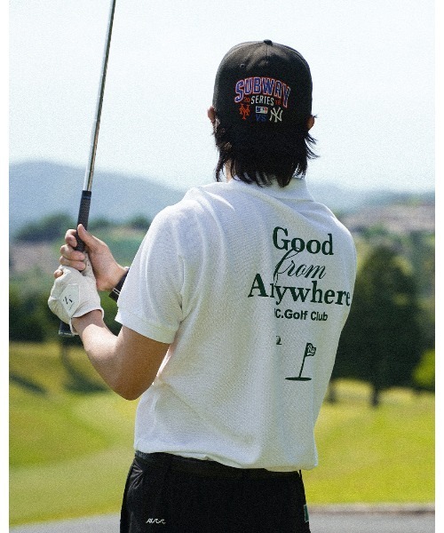 tシャツ グッドフロームエニーウェアー3Dロゴポロシャツ メンズ | #Re:room California Golf Club | 11