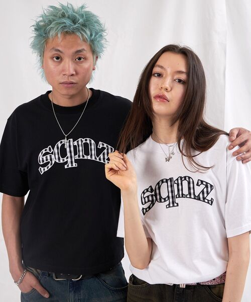 「SEQUENZ」 半袖Tシャツ SMALL ブラック メンズ_画像2