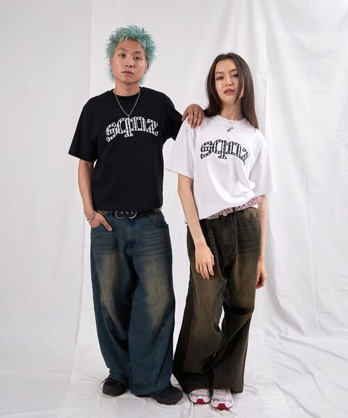 「SEQUENZ」 半袖Tシャツ SMALL ブラック メンズ_画像4