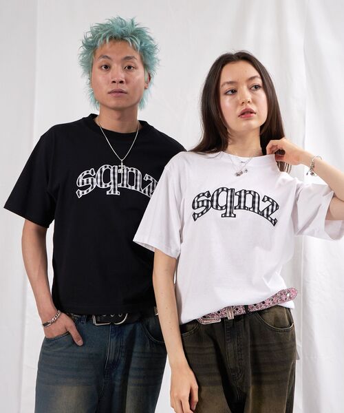 「SEQUENZ」 半袖Tシャツ SMALL ブラック メンズ_画像6