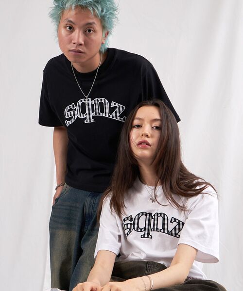 「SEQUENZ」 半袖Tシャツ SMALL ブラック メンズ_画像8
