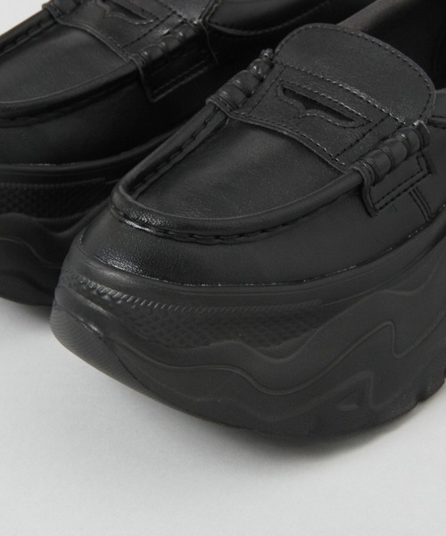 「JEANASIS」 シューズ LARGE ブラック レディース_画像6