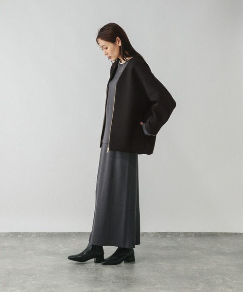 「GLOBAL WORK」 カーディガン LARGE グレー レディース_画像2