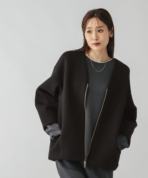 「GLOBAL WORK」 カーディガン LARGE グレー レディース_画像4