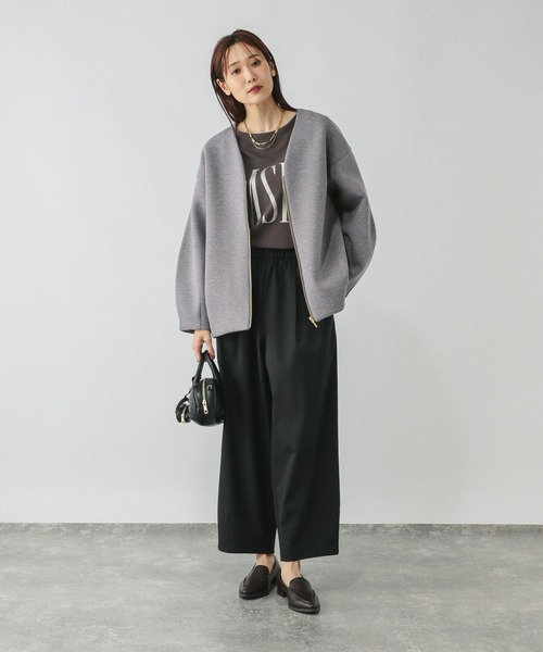 「GLOBAL WORK」 カーディガン LARGE グレー レディース_画像7