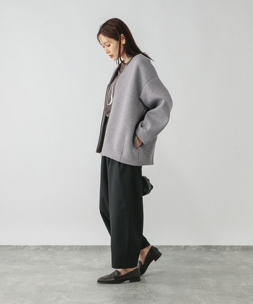 「GLOBAL WORK」 カーディガン LARGE グレー レディース_画像8